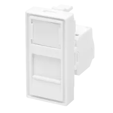 Модуль розетки 45х22,5 Mosaic в сборе UTP 8P8C    (RJ-45) cat.5e