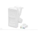 Модуль розетки 45х22,5 Mosaic в сборе UTP 8P8C    (RJ-45) cat.5e