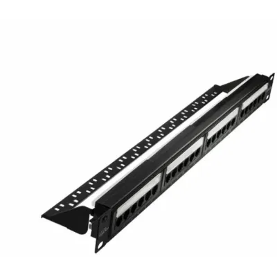 Патч-панель 19', 24хRJ-45, UTP, Cat.5e, 1U