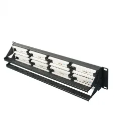 Патч-панель 19', 48хRJ-45, UTP, Cat.5e, 2U