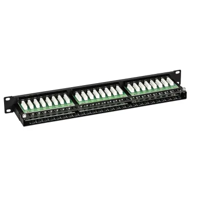 Патч-панель высокой плотности 19', 48хRJ-45, UTP, Cat.5e, 1U