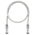 Патч-корд FTP 6 4x2 24AWG Cu LSZH серый 0,5м