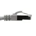 Патч-корд FTP 6 4x2 24AWG Cu LSZH серый 1м