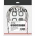 Патч-корд FTP 6 4x2 24AWG Cu LSZH серый 5м
