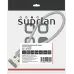 Патч-корд FTP 6 4x2 24AWG Cu LSZH серый 0,3м