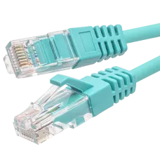 Патч-корд U/UTP cat 5e 4х2х24AWG (7x0.2mm) Cu LSZH ментол 15м
