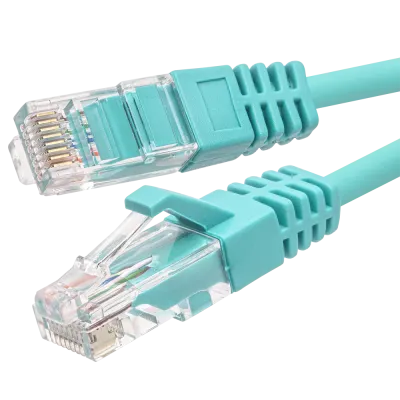 Патч-корд U/UTP cat 5e 4х2х24AWG (7x0.2mm) Cu LSZH ментол 25м