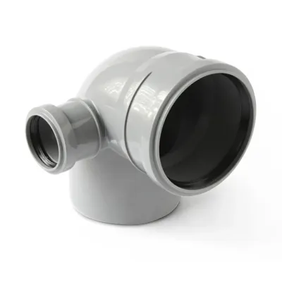 PRO AQUA Отвод с выходом левый (полипропилен) 110x50/45