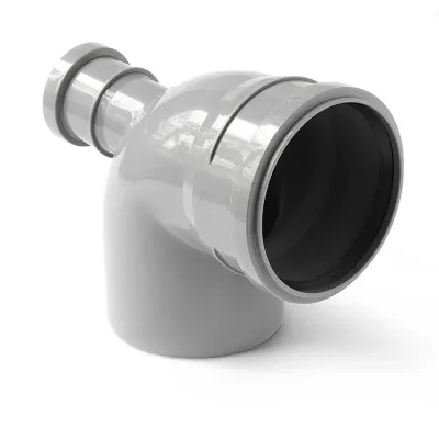 PRO AQUA Отвод с выходом фронтальный (полипропилен) 110x50/87,5
