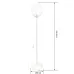 Шалот ННБ 63-60-021 бел.муар /шнур бел. [ИМ Светильник напольный - торшер