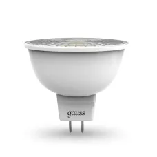 Лампа Gauss MR16 5W 500lm 3000K GU5.3 LED 1/10/100