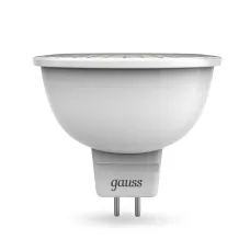 Лампа Gauss MR16 7W 630lm 4100K GU5.3 LED 1/10/100