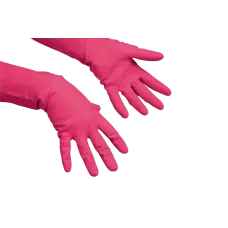 Перчатки латексные многоцелевые M, красный Vileda Professional