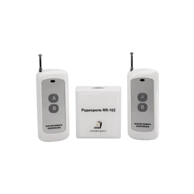 Комплект  Радиореле RR-102 + 2 пульта 250-950м  (питание 12В)