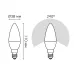 Лампа Gauss Свеча 9.5W 950lm 6500К E14 LED 1/10/100