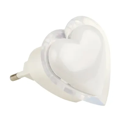 Ночник светодиодный DTL308 0,5W 3LED триколор (красный, синий, зеленый) Сердечко