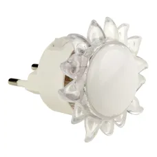 Ночник светодиодный DTL308 0,5W 4LED триколор (красный, синий, зеленый) Подсолнух