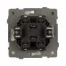 Механизм выключателя двухклавишный проходной SWT-TENDO-MKP2-SFPL-GD 230V, 10A, Золото светлое, 1 пост