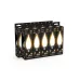 Лампа Gauss Filament Свеча на ветру 9W 590lm 3000К Е14 milky LED 1/10/50