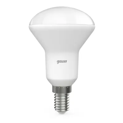 Лампа Gauss R50 6W 500lm 3000K Е14 LED 1/10/100