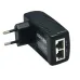 PoE-инжектор.  Мощность PoE  - до 15.4W. Напряжение PoE  - 48V(конт. 4,5 (+) 7,8 (-)),  Fast Ethernet. Порты вх. - RJ45(FE, 10/100 Base-T), вых. - RJ45(PoE). Питание AC100-240V. Не требует монт