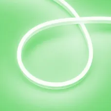 Лента герметичная AURORA-PS-A120-12x6мм 24V Green (10 W/m, IP65, 2835, 5м) (Силикон)