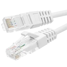 Патч-корд U/UTP 5e 4x2 28AWG (7x0.12mm) Cu LSZH белый 3м