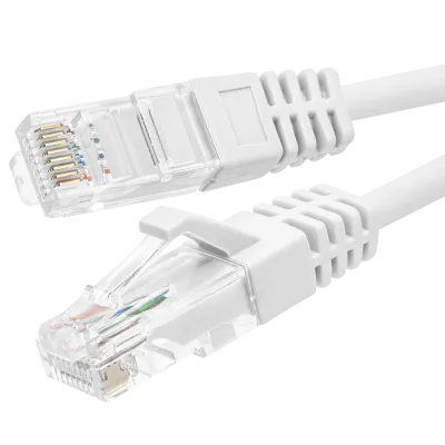 Патч-корд U/UTP 5e 4x2 28AWG (7x0.12mm) Cu LSZH белый 5м