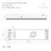 Гирлянда светодиодная декоративная ARD-ICEFALL-CLASSIC-D12-500-5PCS-CLEAR-72LED-LIVE WHITE 230V, 6W ARDCL, IP65