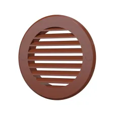 Решетка вентиляционная РКН фланец D100 D136 ASA Terracotta ERA