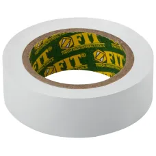 Изолента PVC 19 мм х 0,13 мм х 10 м (1шт., белая)