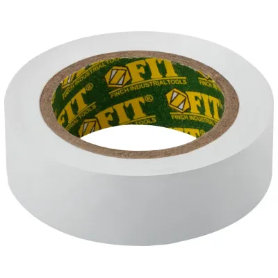 Изолента PVC 19 мм х 0,13 мм х 10 м (1шт., белая)