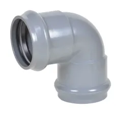 Отвод НПВХ (PVC-U) 110х90 двухраструбый  PN10