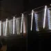 Гирлянда Занавес светодиодный фигурный Сосульки соединяемый 10 подвесов 300 светодиодов Размер 3х0,5м Цвет свечения белый IP44 прозрачный пров