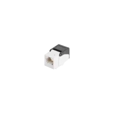 Модуль Keystone, Кат.6, RJ45/8P8C, самозажимной, неэкран., белый