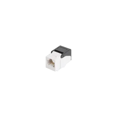 Модуль Keystone, Кат.6, RJ45/8P8C, самозажимной, неэкран., белый