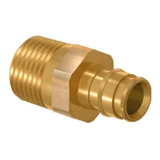 Usystems штуцер с наружной резьбой латунный для труб PE-Xa 25-R3/4'НР, тип 1 '40Ф