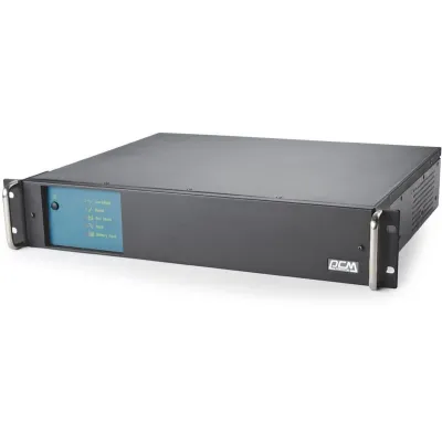 ИБП KIN-1200AP, RackMount, 2U, LCD, линейно-интерактивный, 1200 ВA, 960 Вт, вход IEC320 C14, 4 розетки IEC320 C13 с резервным питанием,  2 розетки IEC320 C13 с фильтрацией, SNMP, US