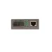 Оптический Gigabit Ethernet медиаконвертер SF&T для передачи Ethernet по одному волокну одномодового оптического кабеля до 20км. Поддерживает скорость 1
