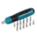 Отвертка-реверс + механизм SmartPush + биты, 12 пред., PH + SL + Torx, S2, 2к рукоятка Отвертка-реверс + механизм SmartPush + биты, 12 пред., PH + SL + Torx, S2, 2к рукоятка