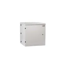 Настенный двухсекционный шкаф NIKOMAX 19'' 12U металлическая дверь промышленный степень защиты IP55 Ш600хВ638хГ600мм серый.