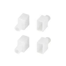Заглушка WPH-FLEX-0612-SIDE WHITE с отверстием ( Силикон)