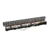 Cabeus PL-24-KJ-RJ45-Cat.6a-SH-180T Патч-панель 19" (1U), 24 порта RJ-45, категория 6a, полностью экранированная, с задним кабельным организатором, безинструмент