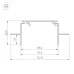 Панель SMART-P90-DIM-G-IN White 230V, Rotary, 2.4G ARL, пластик