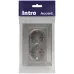 Розетка Intro Accent 6-205-09 двойная 2X2P+E Schuko, 16А-250В, IP20, СУ, AL/CU, титан