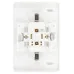 Розетка Intro Style 7-207-01 2P+E Schuko с крышкой штор., 16А-250В, IP20, СУ, белый