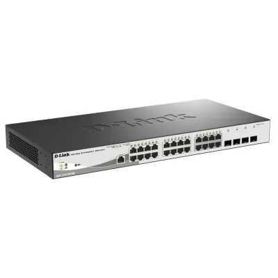 Коммутатор управляемый L2 24 порта 10/100/1000 МБ/с 4хSFP