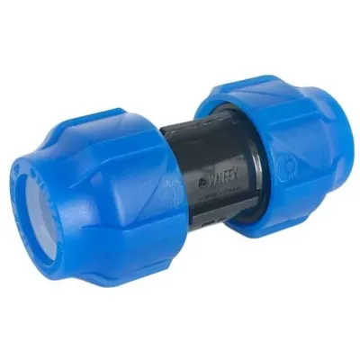 Муфта ПНД компрессионная соединительная 20 (150/30) VALFEX