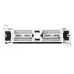 Панель коммутационная СегментЛАН Cat5e настенная, 12 портов, UTP, RJ45, черная