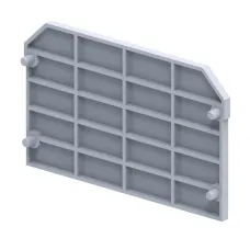 Крышка концевая OptiClip EPCMC2-2-QUATTRO-серый для клемм CMC2-2-QUATTRO
